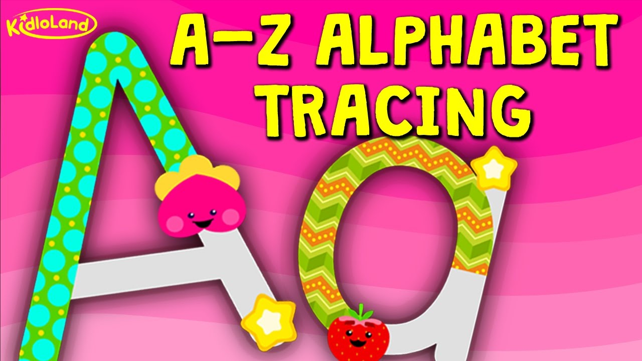 A-Z Alphabet Tracing (Uppercase Letters &amp;amp; Lowercase Letters)Kidloland pertaining to Alphabet Tracing Lowercase Letters