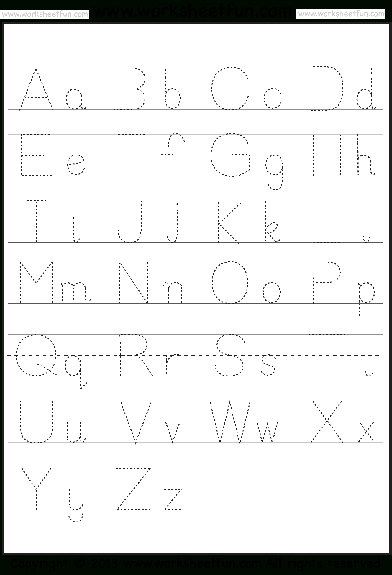 Abc &amp;amp; 123 Tracking Pages For Letters &amp;amp; Numbers pertaining to Abc 123 Tracing