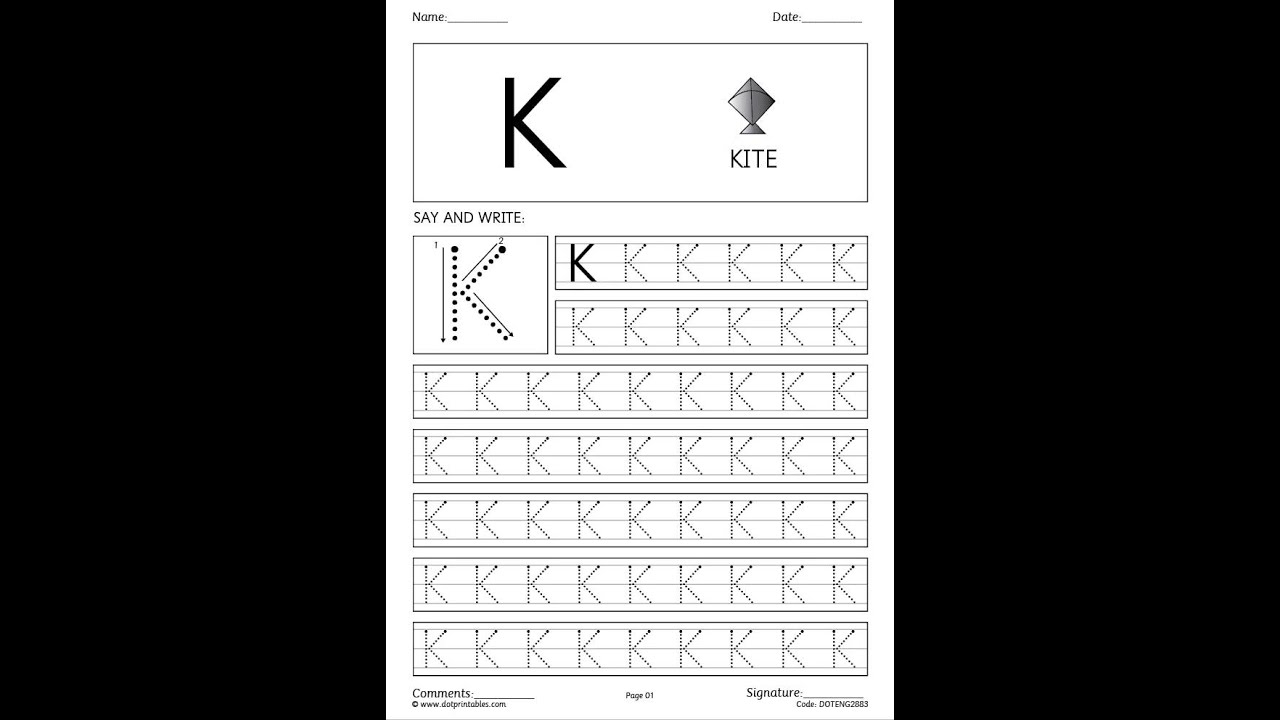 Abc Dot Handwriting Worksheets for Tracing Your Name With Dots