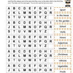 Alphabet Activity   English Esl Worksheets For Distance Throughout Alphabet Exercises Elementary