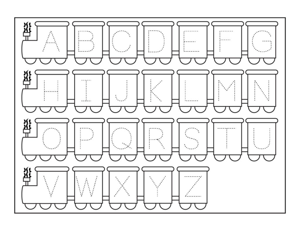 Alphabet Archives | Lesson Tutor With Alphabet Tracing Train