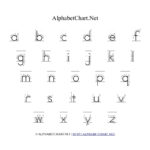 Alphabet Chart With Arrows In Lowercase | Alphabet Chart Net Pertaining To Alphabet Tracing With Arrows