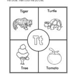 Alphabet Coloring Pages – Letter T In Alphabet Worksheets Coloring Pages