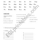 Alphabet Exercise   Esl Worksheetdaianeza Pertaining To Alphabet Exercise Worksheets