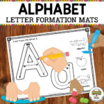 Alphabet Formation Mats   Pre K Printable Fun In Alphabet Tracing Rhymes