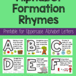 Alphabet Formation Rhymes | Alphabet Preschool, Preschool Inside Alphabet Tracing Rhymes