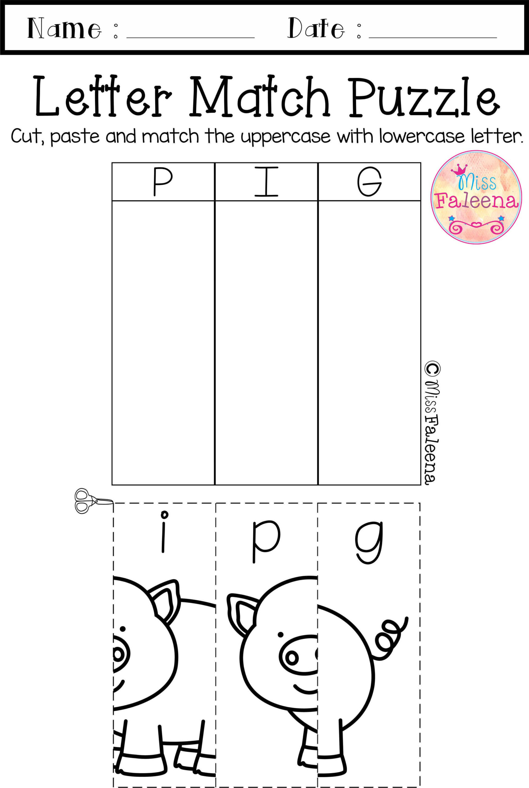 Alphabet Letter Of The Week P | Letter P Activities with regard to Alphabet Cutting Worksheets