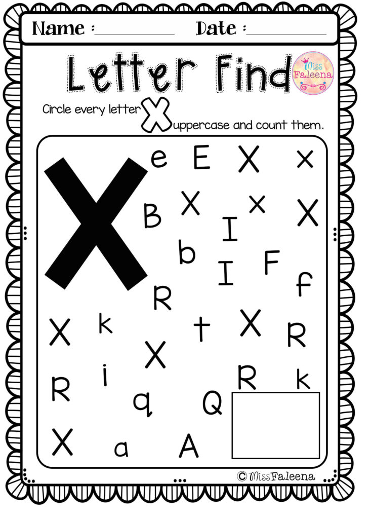 Alphabet Letter Of The Week X | Lettering, Preschool Letters With Regard To Preschool Alphabet X Worksheets