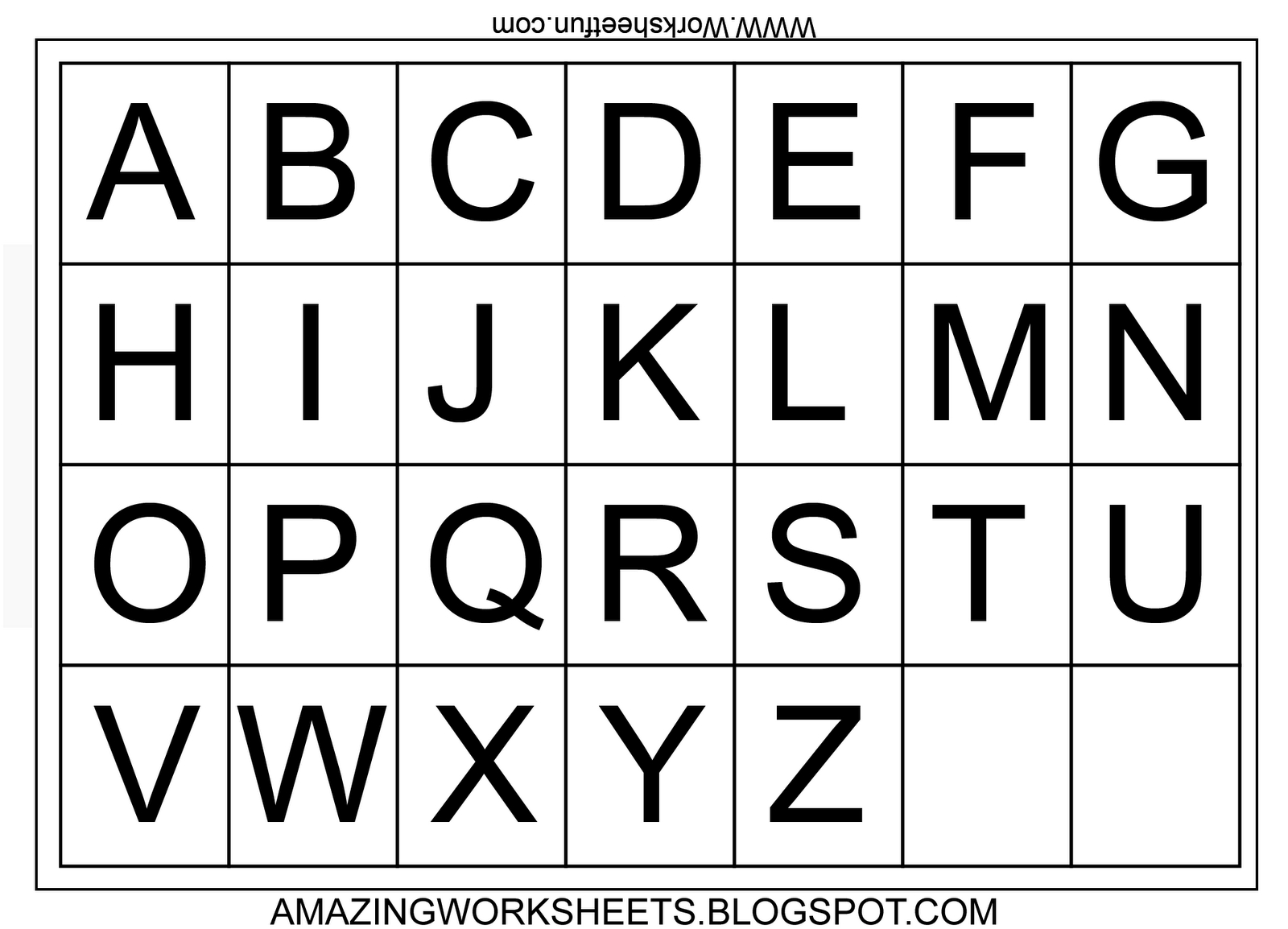 Alphabet Letter Printables | Alphabet Chart Printable within Alphabet Tracing Chart Printable
