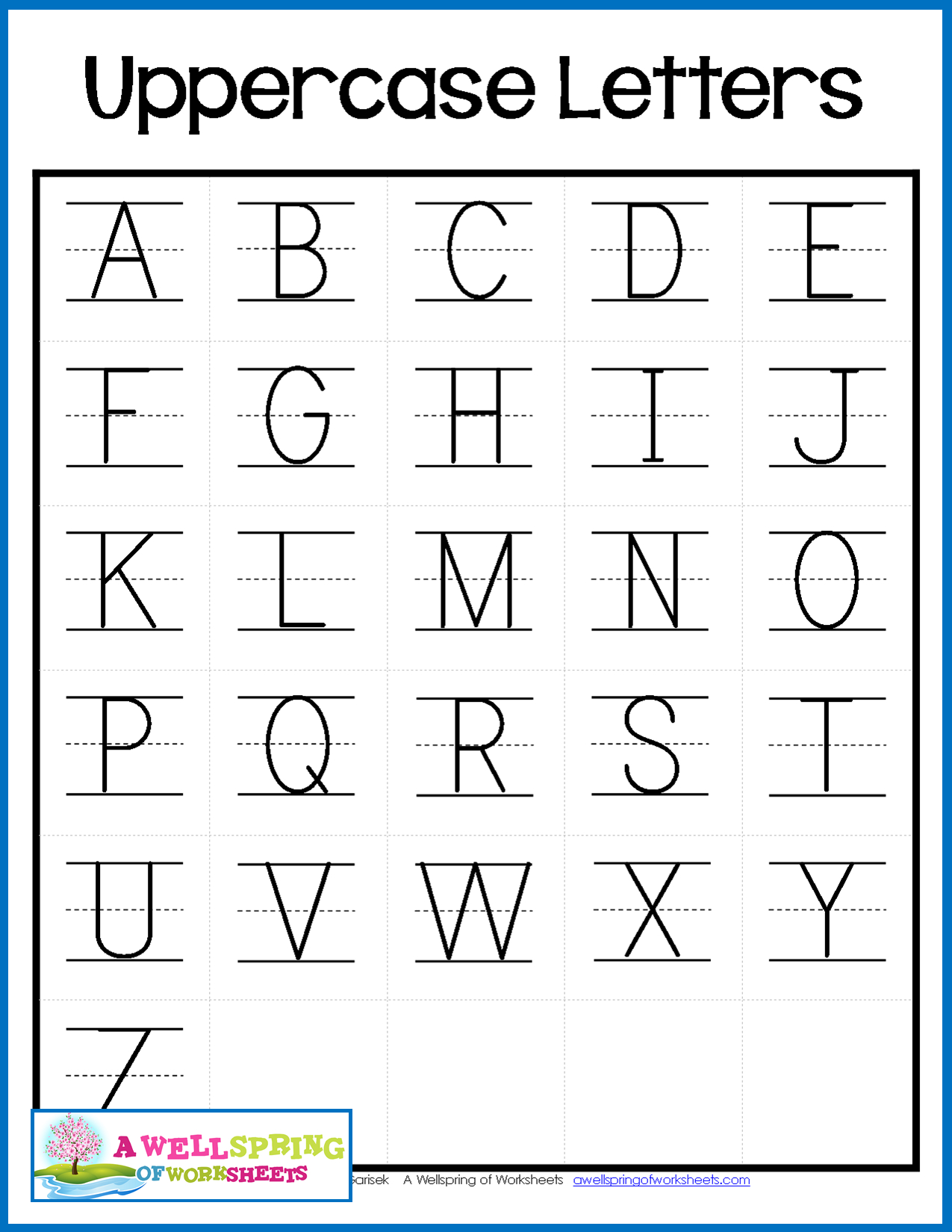 Alphabet Tracing Chart AlphabetWorksheetsFree
