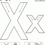 Alphabet Letter X Worksheet | Standard Block Font Regarding Letter X Tracing Sheet