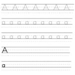 Alphabet Letters Tracing Pages | Printable Tracing Practice For Tracing Name On Dotted Lines