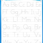 Alphabet Letters Tracing Worksheet With All Alphabet Letters Pertaining To Letter Tracing Vector