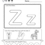 Alphabet Matching Worksheets For Kindergarten Pdf   Clover With Regard To Alphabet Worksheets For Kindergarten A To Z Pdf