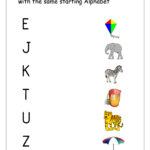 Alphabet Matching Worksheets For Kindergarten Pdf Worksheet Pertaining To Alphabet Matching Worksheets For Kindergarten Pdf