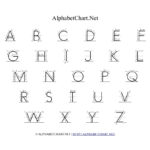 Alphabet Of Arrows – Thestrangemythworld Regarding Alphabet Tracing With Arrows
