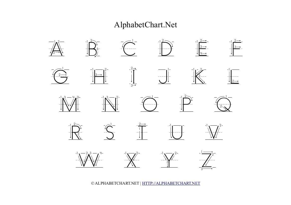 Alphabet Of Arrows – Thestrangemythworld regarding Alphabet Tracing With Arrows