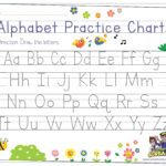 Alphabet Tracing For Preschoolers | The Preschool Adventures With Regard To Alphabet Tracing Chart Printable