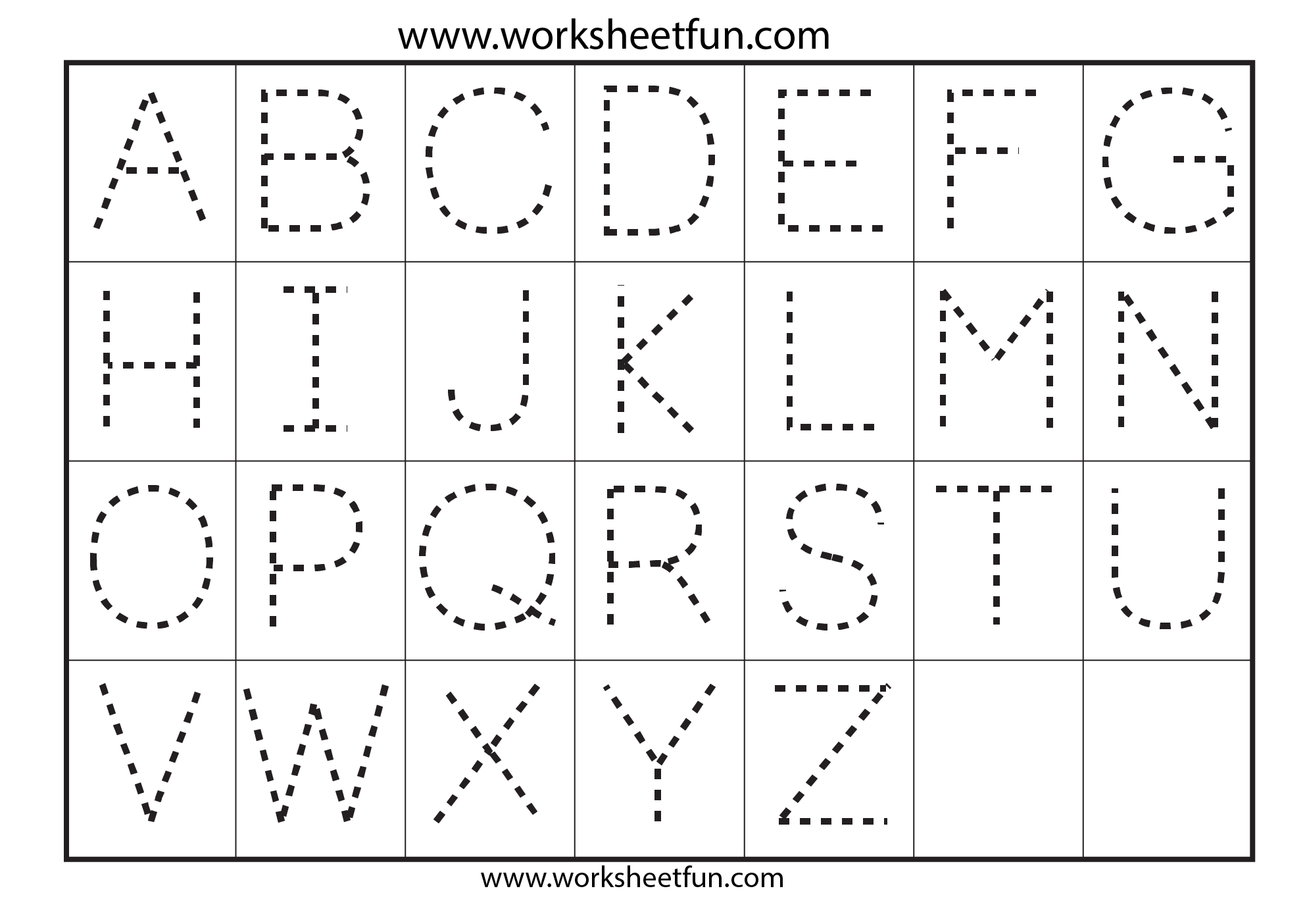 Alphabet Tracing Pages | Kids Activities for Alphabet Tracing Cards Pdf