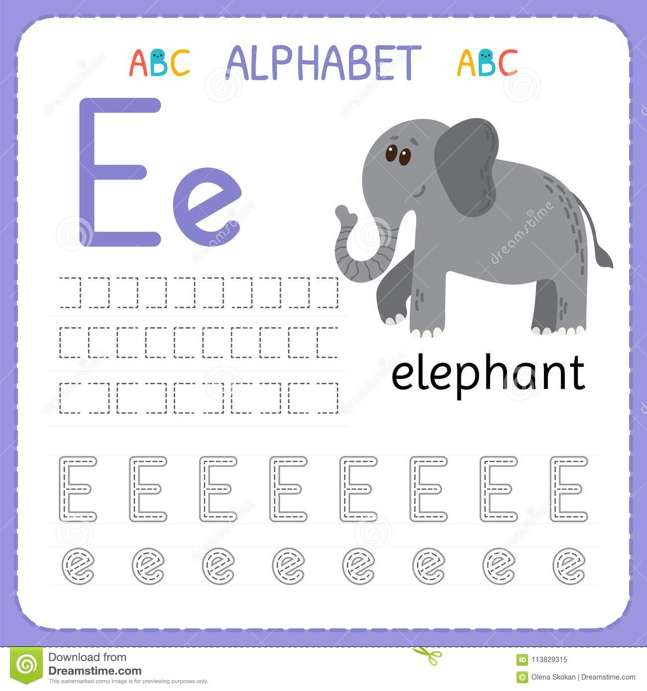 Alphabet Tracing Worksheet For Preschool And Kindergarten in Alphabet Tracing Guide