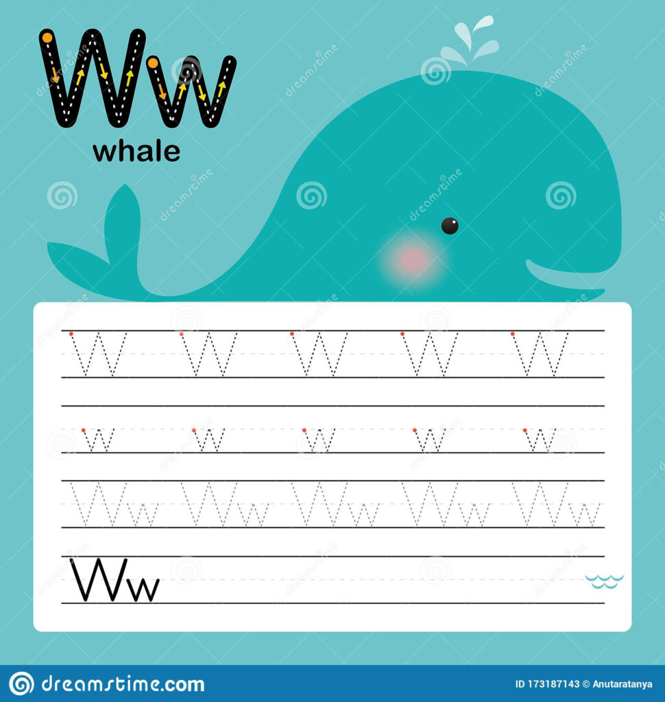 Alphabet Tracing Worksheet For Preschool And Kindergarten To Within Alphabet Skills Worksheets