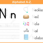 Alphabet Tracing Worksheet: Writing A Z For A Z Alphabet Tracing