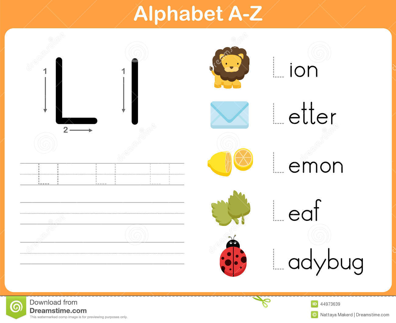 Alphabet Tracing Worksheet: Writing A-Z Stock Vector intended for Alphabet Worksheets A-Z