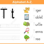 Alphabet Tracing Worksheet: Writing A Z Within Alphabet Tracing Tablet
