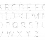 Alphabet Tracing Worksheets Free Alphabet Worksheets New Intended For Uppercase Alphabet Tracing