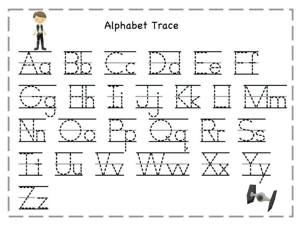 Alphabet Tracing Worksheets Free Free Collection Of Letter A Regarding Alphabet Tracing Templates Free