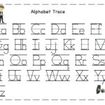 Alphabet Tracing Worksheets Free Free Collection Of Letter A Regarding Alphabet Tracing Templates Free
