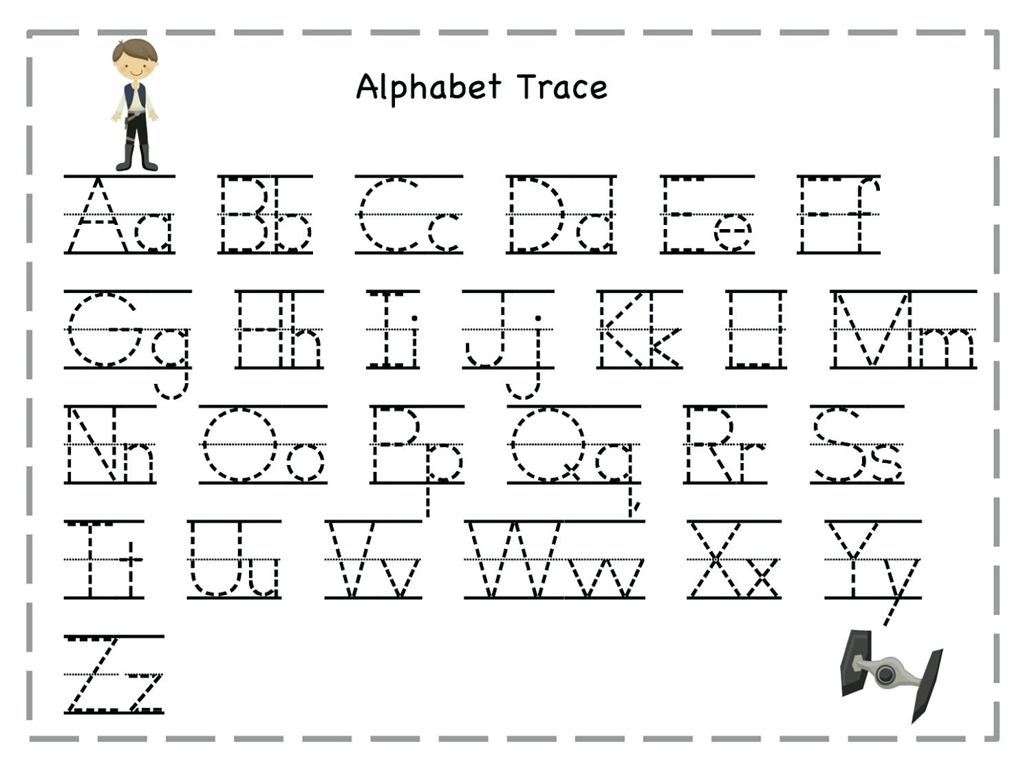 Alphabet Tracing Worksheets Free Free Collection Of Letter A regarding Alphabet Tracing Templates Free