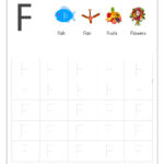 Alphabet Tracing Worksheets, Printable English Capital Inside F Letter Tracing