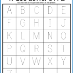 Alphabet Tracing Worksheets   Uppercase & Lowercase Letters With Regard To Alphabet Tracing Capital Letters
