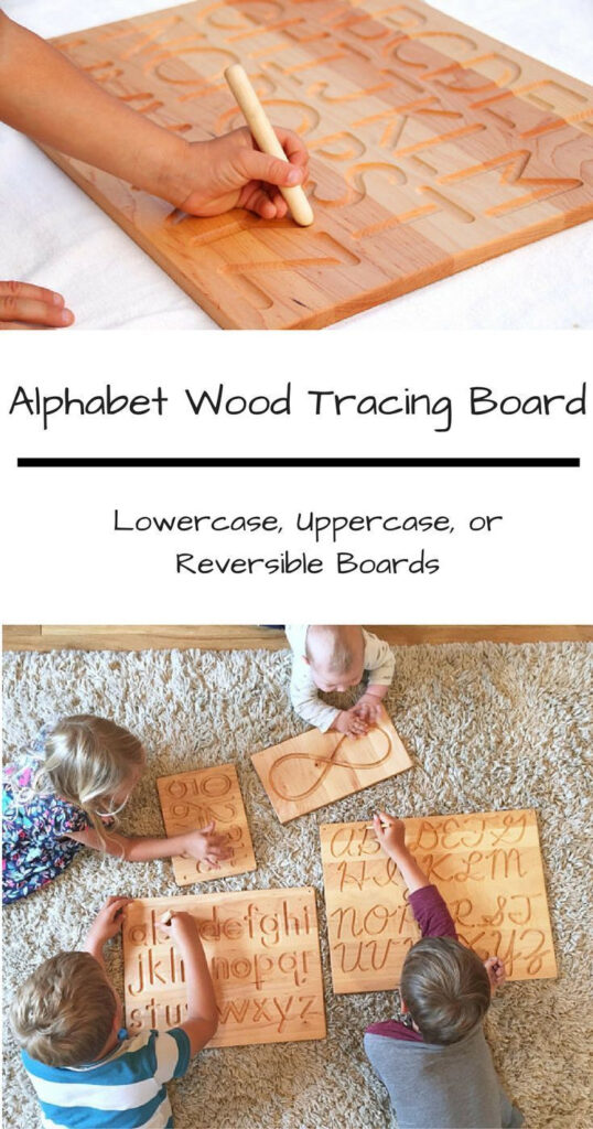 Alphabet Wood Tracing Board Lowercase And/or Uppercase With Regard To Alphabet Tracing Board Target