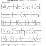 Alphabet Worksheets Pdf Free   Clover Hatunisi Throughout Alphabet Tracing Cards Free