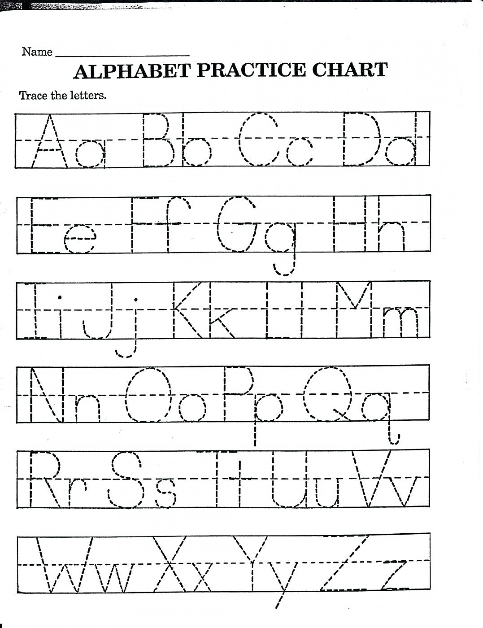 Alphabet Worksheets Pdf Free - Clover Hatunisi with regard to Alphabet Practice Worksheets For Kindergarten