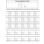 Alphabet Worksheets | Tracing Alphabet Worksheets For Alphabet Worksheets Pdf Grade 1