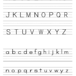 Alphabet Writing Practice Sheet | Alphabet Writing Practice Inside 4 Line Alphabet Worksheets