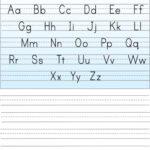 Alphabet Writing Worksheets For Kindergarten With Alphabet Worksheets 4 Lines
