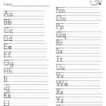 Atividades De Alfabetização Com A Z Hand Writing | Kids With A Z Name Tracing