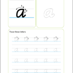 Australian Handwriting Worksheets   Victorian Modern Cursive With Regard To Name Tracing Template Qld Font