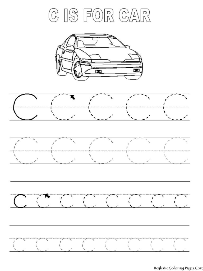 C Letters Alphabet Coloring Pages | Abc Tracing, Alphabet For Alphabet Tracing Coloring Worksheets
