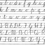 Calligraphy   Latin Alphabet Handwriting | Michaelferrisjr For Alphabet Handwriting Worksheets With Arrows