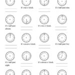 Clocks | Clock Worksheets, Clock, Teaching Jobs With Regard To Alphabet Worksheets Kidslearningstation