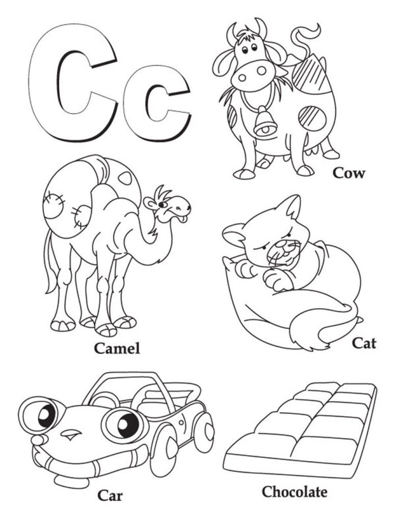 Coloring Pages Alphabet C Printable (With Images) | Alphabet With Regard To Letter C Worksheets Coloring