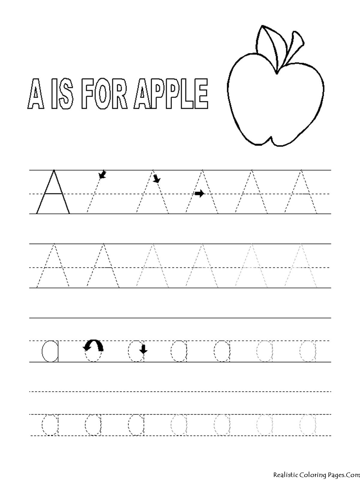 Coloring-Pages-Preschool-Abc-Printables | Preschool Tracing for Alphabet Tracing Coloring Worksheets