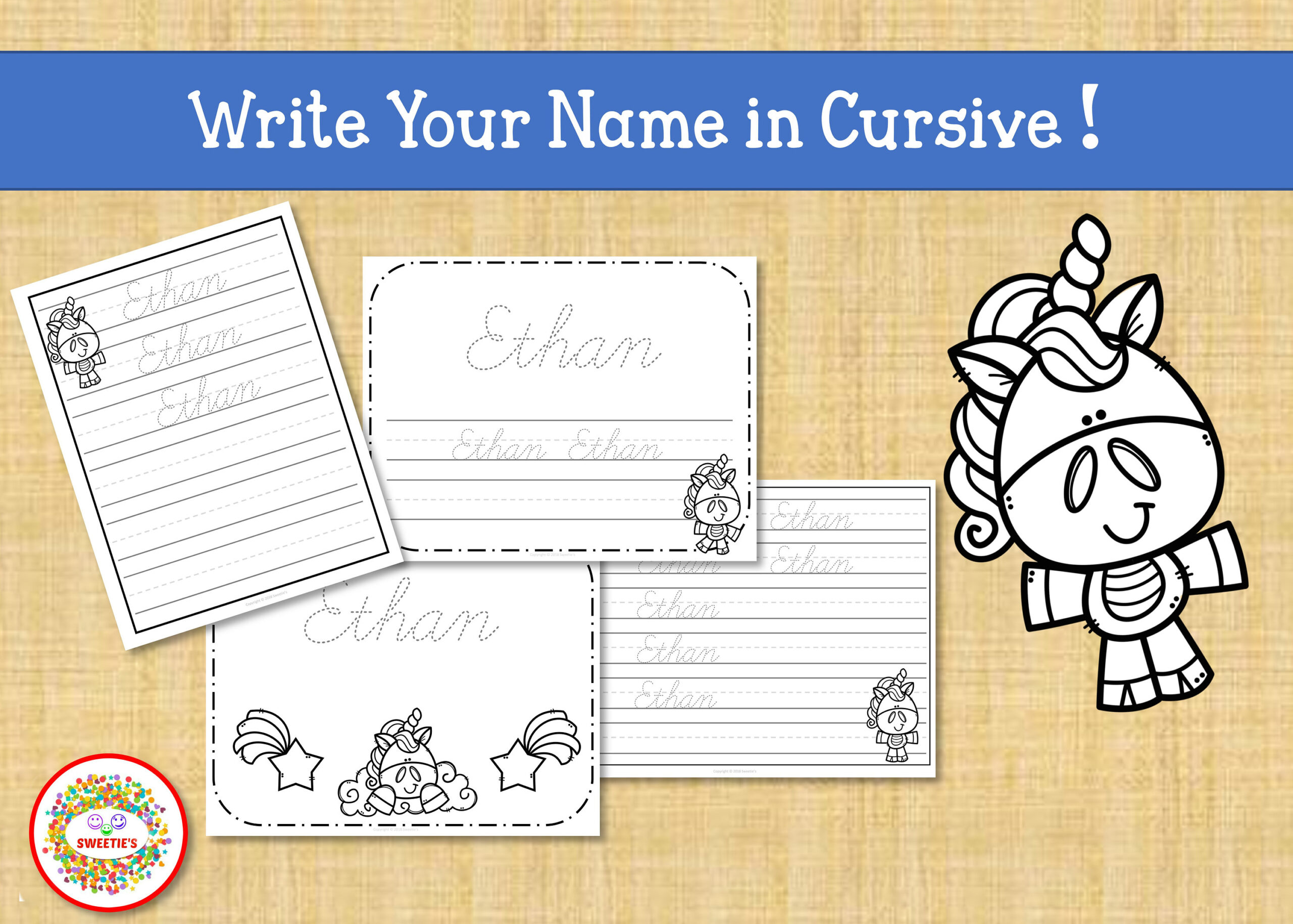 Create Your Own Handwriting Worksheets | Printable regarding Tracing Name Ethan