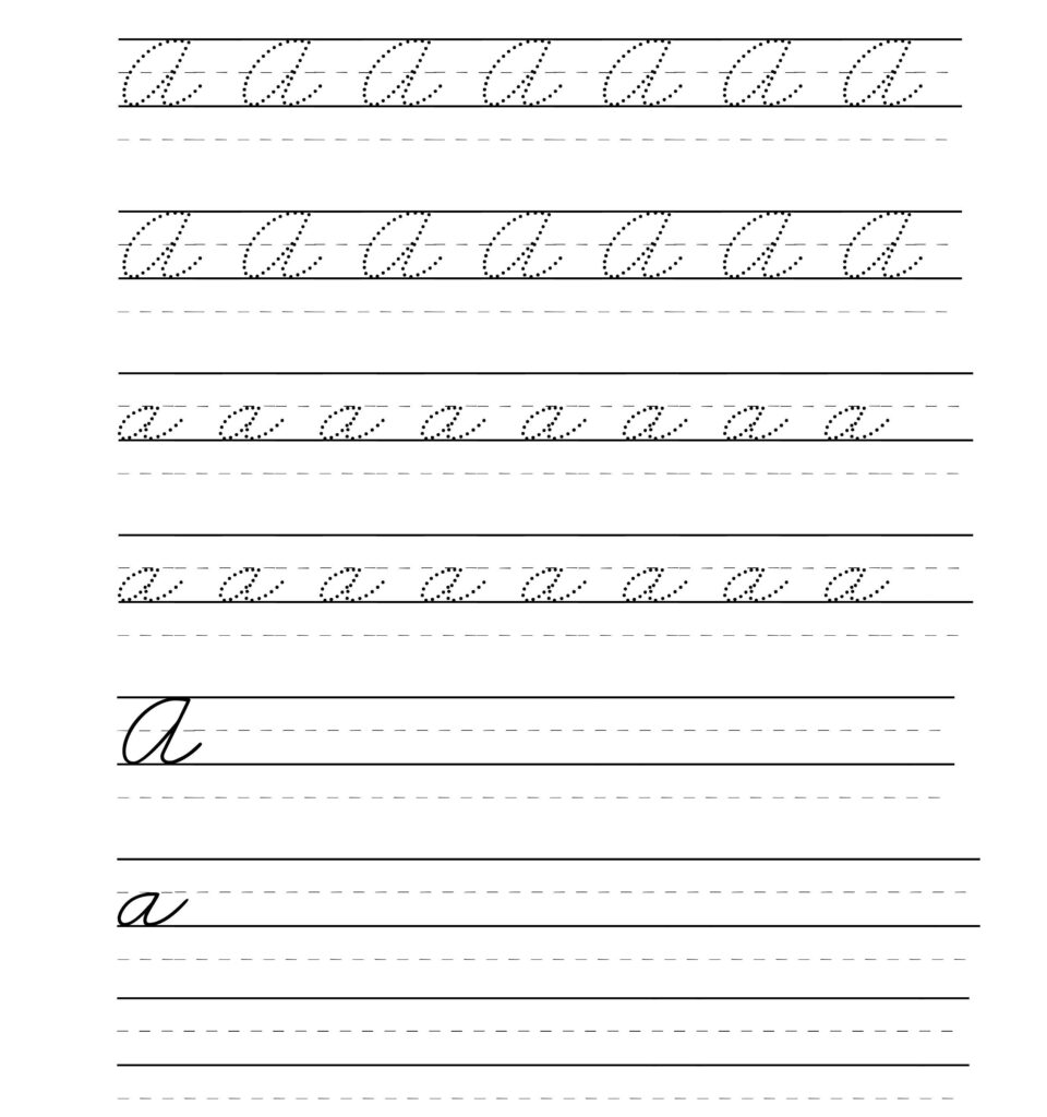 Cursive Alphabet Letters Tracing Pages | Printable Tracing Intended For Letter Tracing Online