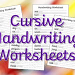 Cursive Handwriting Worksheets – Free Printable! | Mama Geek Pertaining To Name Tracing Worksheets Uk